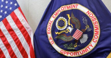 The EEOC is advising white males that they may report discrimination.