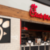 Pittsburgh, USA. May 18, 2025 Chick-Fil-A in Pittsburgh International Airport. This restaurant is closed on Sunday's due to a longstanding tradition.