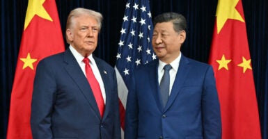 President Donald Trump and Chinese President Xi Jinping.