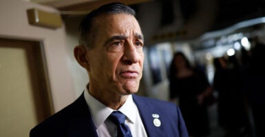 Close-up of Rep. Darrell Issa.