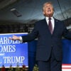 US President Donald Trump arrives to speak at a political rally in Rocky Mount, North Carolina on December 19, 2025. (Photo by ANDREW CABALLERO-REYNOLDS / AFP via Getty Images)