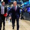 FILE PHOTO: Paul Atkins, Chairman of the U.S. Securities and Exchange Commission (SEC), visits the trading floor after ringing the opening bell at the New York Stock Exchange (NYSE) in New York City, U.S., December 2, 2025. REUTERS/Eduardo Munoz/File Photo