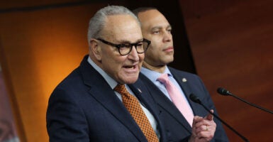 Chuck Schumer and Hakeem Jeffries, the top Democrats in the Senate and House, condemned the arrest of Don Lemon and other church invaders.