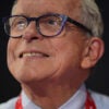 Gov. Mike DeWine smiles during the RNC.