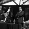 U.S. President Donald Trump, with (L-R) CIA Director John Ratcliffe, Secretary of State Marco Rubio and Deputy Chief of Staff Stephen Miller monitor U.S. military operations in Venezuela,