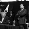 U.S. President Donald Trump, with (L-R) CIA Director John Ratcliffe, Secretary of State Marco Rubio and Deputy Chief of Staff Stephen Miller monitor U.S. military operations in Venezuela,