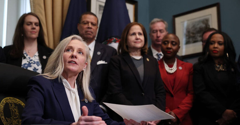 Virginia Governor Abigail Spanberger signs executive orders