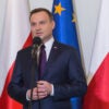 Andrzej Duda delivers a statement