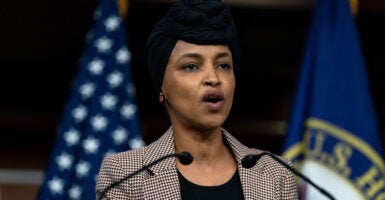 Ilhan Omar is spreading dangerous neo-Confederate rhetoric in calling ICE an "occupying force."