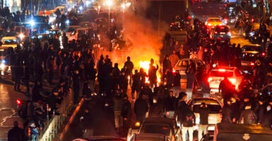 Protests in Iran are threatening the survival of the regime, and President Trump can take credit.