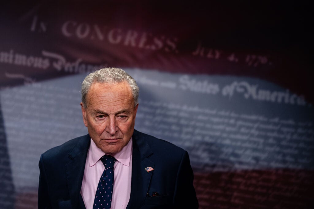 Senate Majority Leader Chuck Schumer (D-NY).