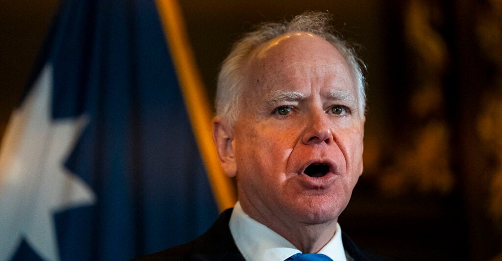 Gov. Tim Walz engaged in dangerous neo-Confederate rhetoric by threatening to use the National Guard against ICE agents.