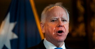 Gov. Tim Walz engaged in dangerous neo-Confederate rhetoric by threatening to use the National Guard against ICE agents.