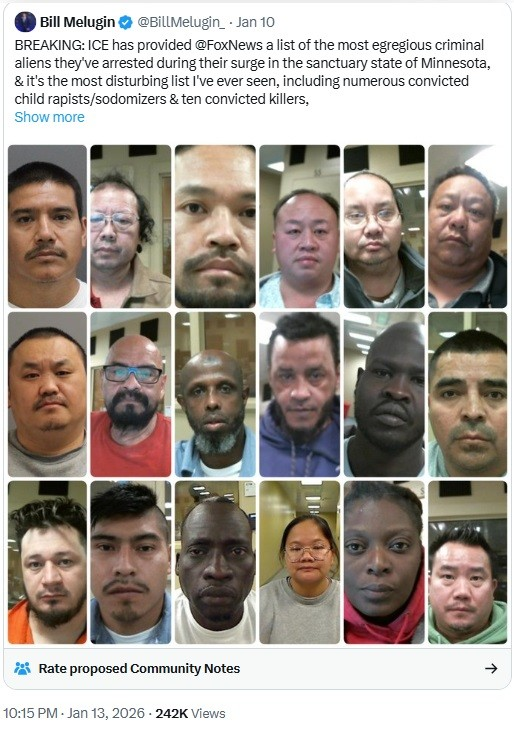 Dem/Left Shields Worst of Worst Illegal-Alien Rapists, Killers