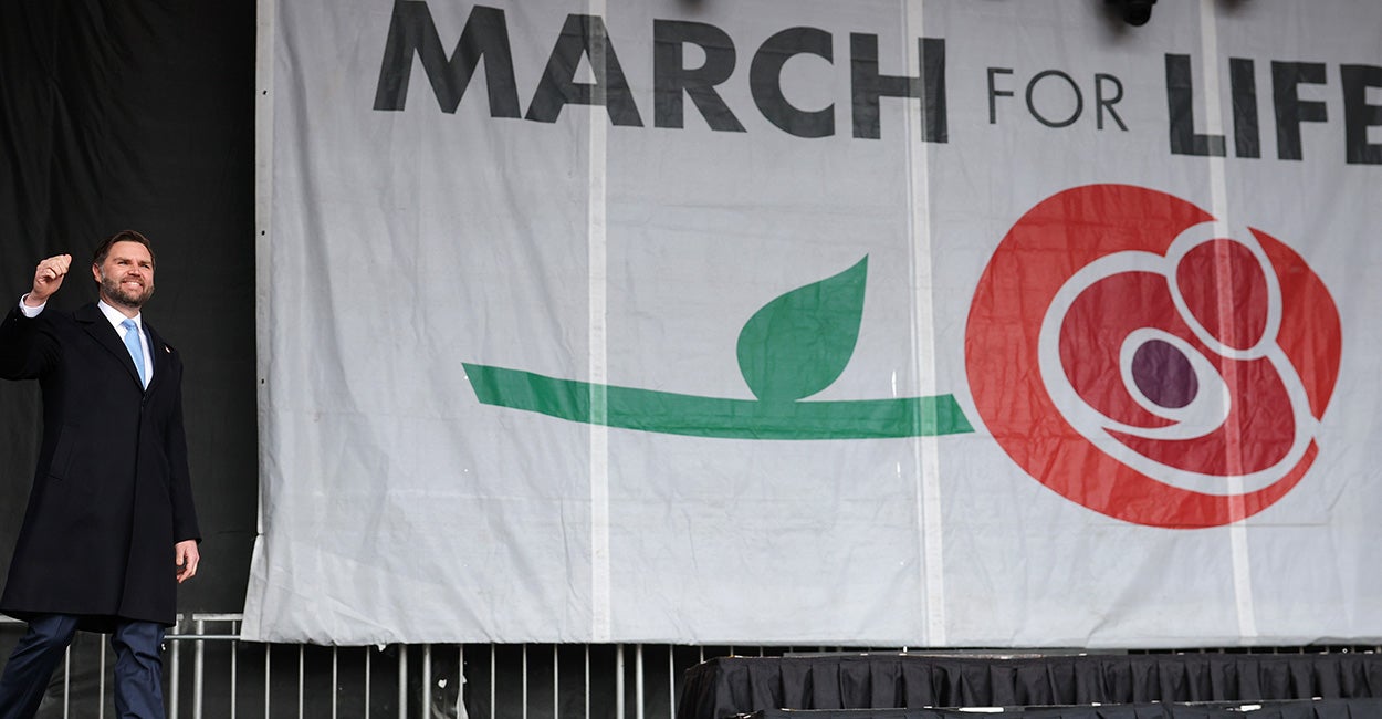 Vance Addresses ‘Elephant in the Room’ at March For Life