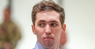 PROVO, UT - DECEMBER 11: Tyler Robinson, accused of fatally shooting Charlie Kirk, appears during a hearing in Fourth District Court on December 11, 2025 in Provo, Utah. Prosecutors have charged Tyler Robinson with aggravated murder and plan to seek the death penalty. (Photo by Rick Egan-Pool/Getty Images)