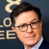 Close-up of Stephen Colbert.