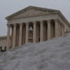 WASHINGTON, DC - FEBRUARY 20: The U.S. Supreme Court as seen on February 20, 2026 in Washington, DC. The Supreme Court ruled against the legality of President Trump's tariffs in a 6-3 ruling authored by conservative Chief Justice John Roberts. (Photo by Heather Diehl/Getty Images)