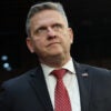 WASHINGTON, DC - FEBRUARY 04: Robert Cekada, U.S. President Donald Trump's nominee to serve as the Director of the Bureau of Alcohol, Tobacco, Firearms and Explosives (ATF) arrives for his Senate Judiciary Committee confirmation hearing in the Dirksen Senate Office Building on February 04, 2026 in Washington, DC. Cekada, the current Deputy Director of the ATF was nominated to replace outgoing Director Steven Dettelbach. (Photo by Kevin Dietsch/Getty Images)