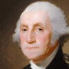 A portrait of George Washington