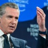 California Gov. Gavin Newsom speaks at the World Economic Forum