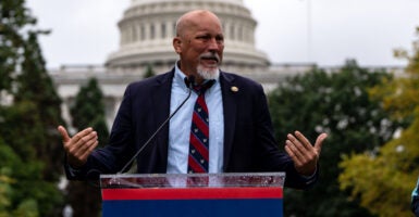 WASHINGTON, DC - SEPTEMBER 10: Rep. Chip Roy (R-TX) speaks during a "Only Citizens Vote" bus tour rally on passing the SAVE Act at Upper Senate Park outside the U.S. Capitol on September 10, 2025 in Washington, DC. The Safeguard American Voter Eligibility Act, or SAVE Act, would mandate proof of U.S. citizenship to register for federal elections, a move supporters argue is needed to secure voter rolls while opponents say it risks blocking eligible Americans from casting ballots. (Photo by Kent Nishimura/Getty Images)