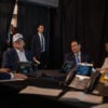 President Trump sits with Marco Rubio, Susan Wiles, and others in White House Situation Room.