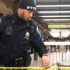 MANHATTAN, NEW YORK, UNITED STATES - DECEMBER 27: Security measures are taken after a man reportedly burned and set on fire at Penn Station in Manhattan, New York, United States on Friday, December 27, 2024. At approximately 8:10 PM Friday evening, man was set on fire intentionally and sustained burn injuries throughout his entire body. No further information was immediately released on the man's condition and it is unknown of the circumstances that led up to the incident. Law enforcement and the FDNY is investigating the incident. (Photo by Kyle Mazza/Anadolu via Getty Images)