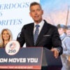 Transportation Secretary Sean Duffy unveiled the new “Freedom Moves You” campaign at Union Station in Washington, D.C. (Erin Granzow for The Daily Signal)