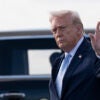 PALM BEACH, FLORIDA - MARCH 20: U.S. President Donald Trump waves after landing at Palm Beach International Airport on March 20, 2026 in Palm Beach, Florida. President Trump is scheduled to spend the weekend at his South Florida estate of Mar-a-Lago in West Palm Beach. (Photo by Roberto Schmidt/Getty Images)