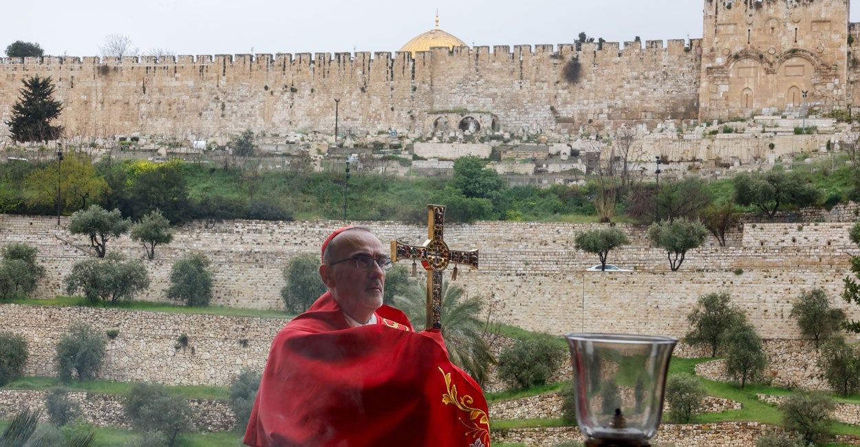 Cardinal Blocked by Israeli Police From Celebrating Palm Sunday Mass at Christ’s Tomb