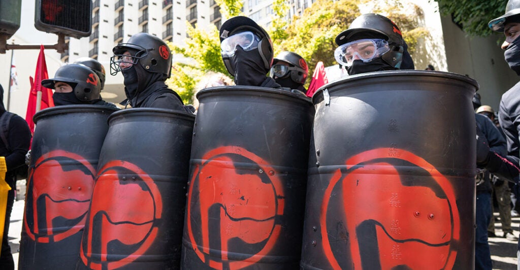 Antifa rioters were convicted of providing material support to terrorism in a case Ryan Raybould says forms a "roadmap" for combatting leftist political violence