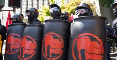 Antifa rioters were convicted of providing material support to terrorism in a case Ryan Raybould says forms a 
