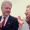 Bill and Hillary Clinton in 2000.