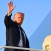 MIAMI, FLORIDA - MARCH 09: U.S. President Donald Trump boards Air Force One at Miami International Airport on March 09, 2026 in Miami, Florida. Trump was returning to Washington after meeting with House Republicans at his Doral resort to hash out the party's economic and foreign policy message ahead of the midterm elections. (Photo by Roberto Schmidt/Getty Images)