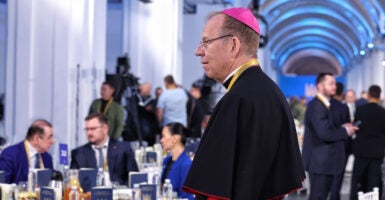 Church officials attend the 2025 National Catholic Prayer Breakfast.