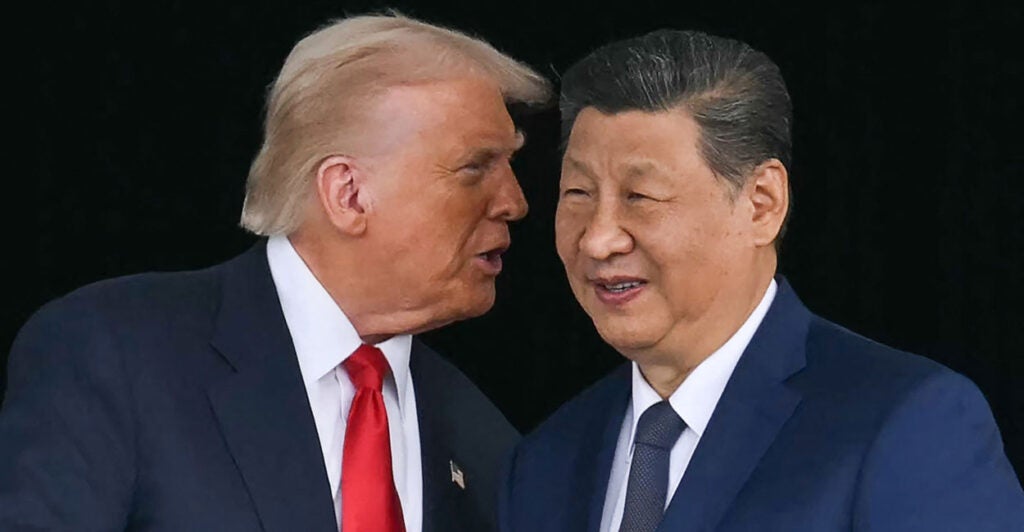 President Donald Trump and Xi Jinping.