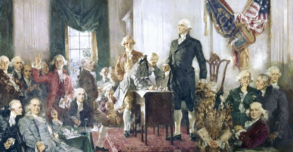 George Washington reversed the curse on the Ides of March, giving up power on the day often associated with the assassination of Julius Caesar.