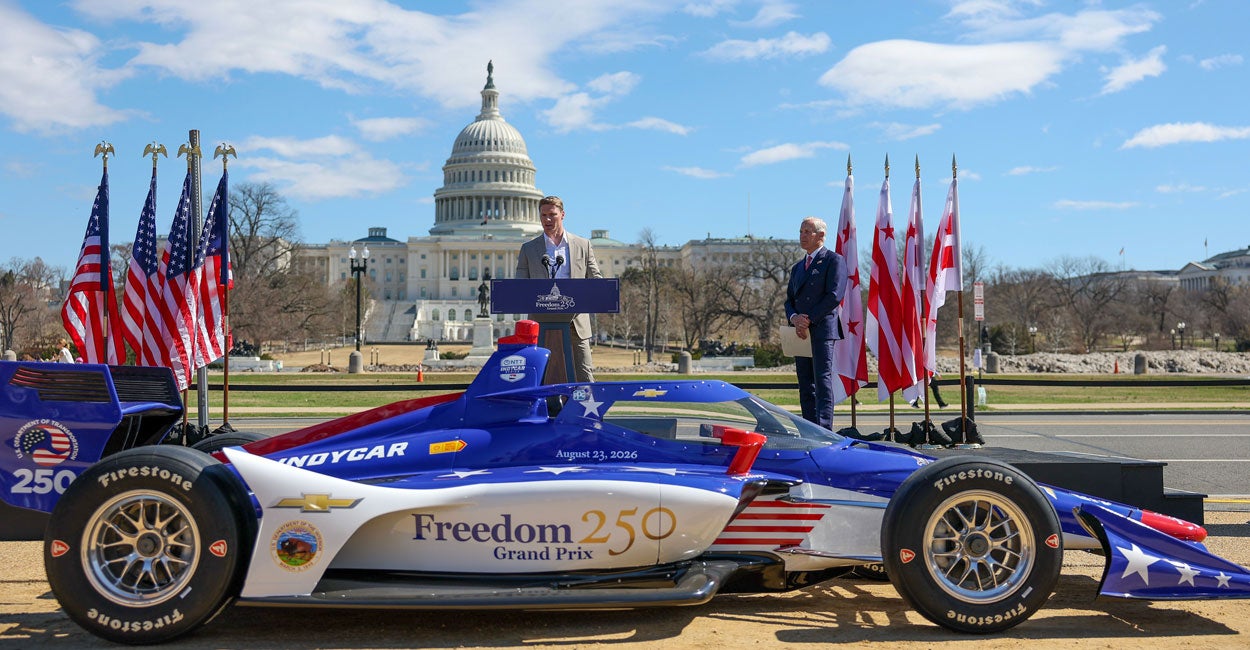 IndyCars to Storm the National Mall in Historic Freedom 250 Grand Prix 