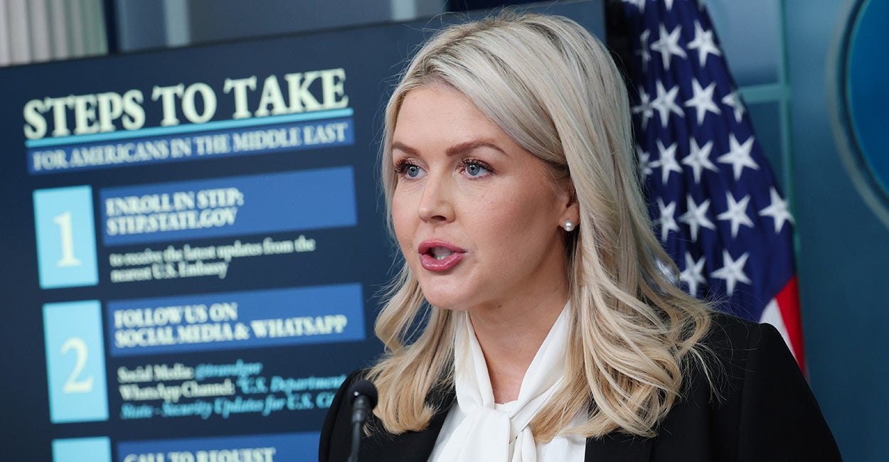 State Department Hotline Updated to Help Americans Escape Middle East, Leavitt Says