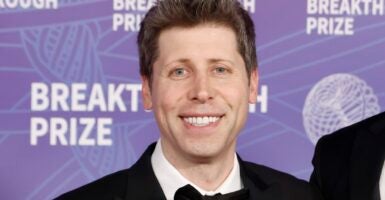 Sam Altman smiling