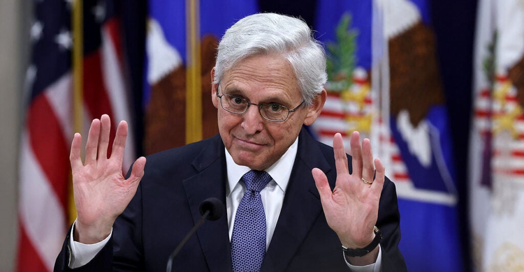 The Justice Department under Merrick Garland outsourced key law enforcement capabilities to abortion activist groups, as my book The Woketopus suggested