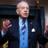 UNITED STATES - NOVEMBER 19: Chairman Sen. Chuck Grassley, R-Iowa, is seen during a Senate Judiciary Committee confirmation hearing for judicial nominees in Dirksen building on Wednesday, November 19, 2025. Tom Williams/CQ-Roll Call, Inc via Getty Images)