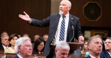 Chip Roy speaks on the House floor.
