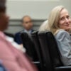 Gov. Abigail Spanberger in the chamber of the Supreme Court of Virginia, on March 2, 2026 in Richmond, Virginia.