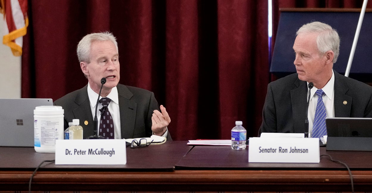 Ron Johnson Asks Doctors for ‘Second Opinion’ on COVID-19 Response