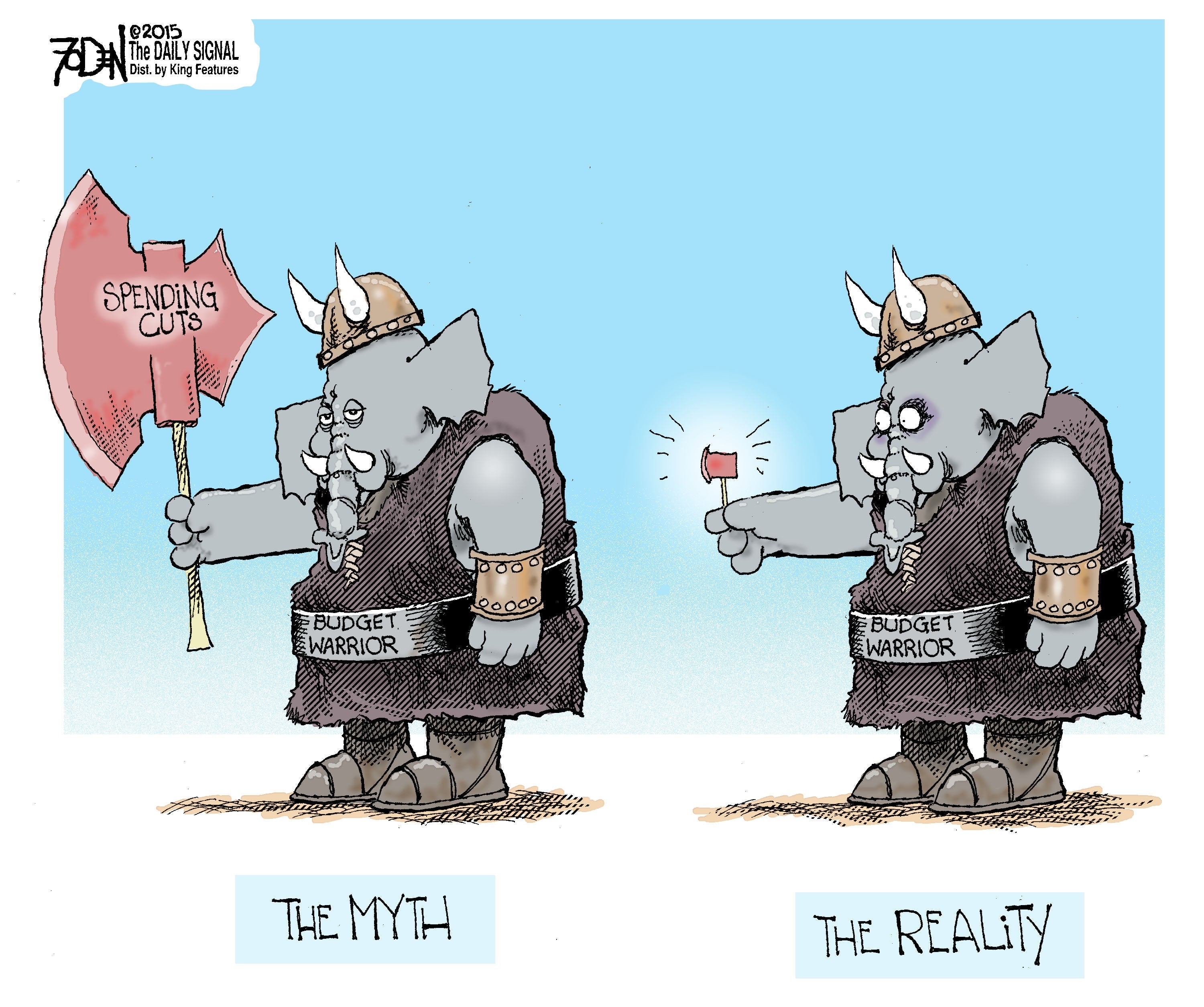 Cartoon: Washington's Idea of 'Budgeting' 1 Cartoon: Washington's Idea of 'Budgeting'
