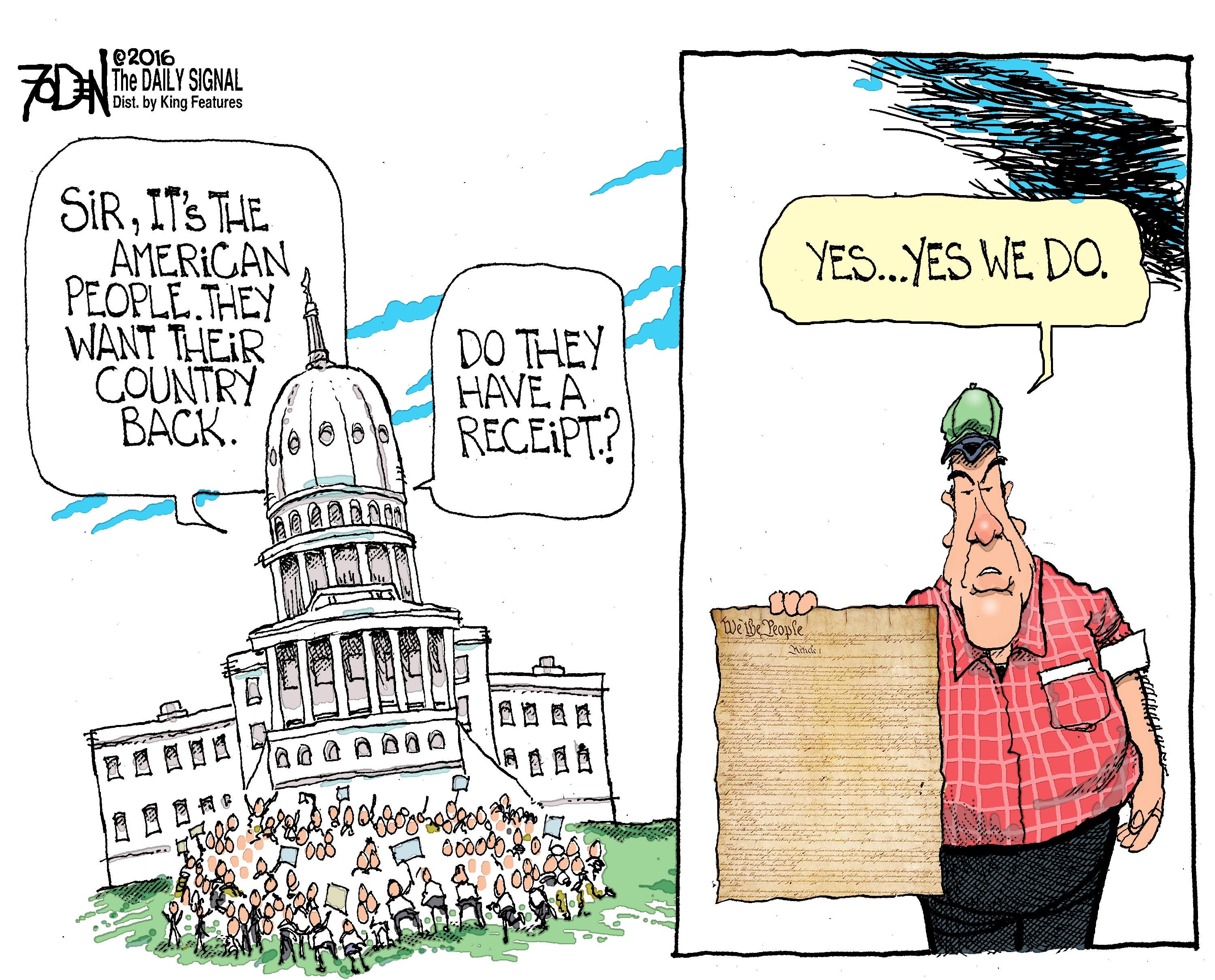 Cartoon: Our American Receipt 1 Cartoon: Our American Receipt