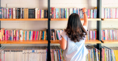 A Fairfax County, Virginia, mother says the principal at her son’s school told her that parents are not allowed to check out books at its library.