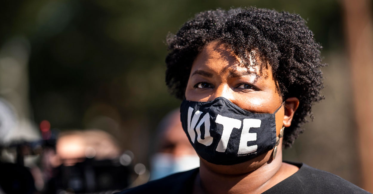 The Stealth Edits Helping Stacey Abrams